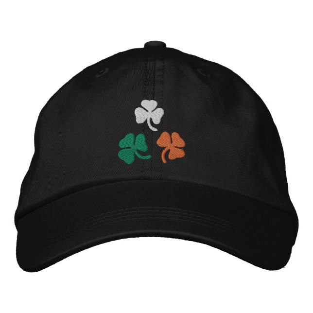 Casquette Brodée Trèfles (Devant)