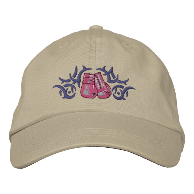 Casquette Brodée Tribal de boxe (Devant)