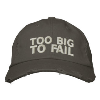 Casquette Brodée Trop gros pour échouer