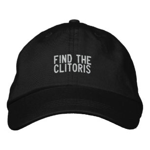 Casquette Brodée Trouvez le clitoris