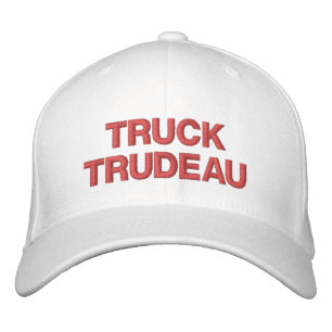 Casquette Brodée Truck Trudeau drôle camionneurs canadiens anti Tru