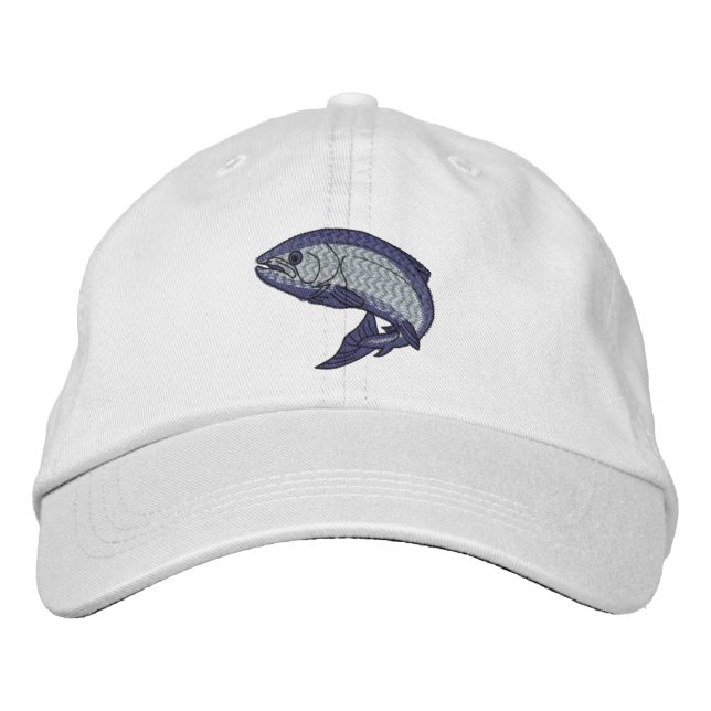 Casquette Brodée truite (Devant)
