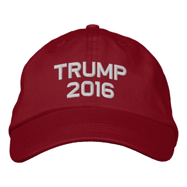 Casquette Brodée Trump 2016 (Devant)