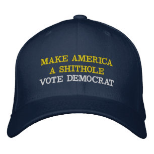 Casquette Brodée Trump 2024 Make America - Drôle anti-Biden