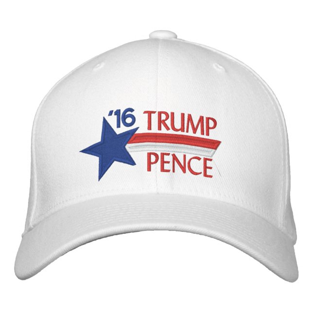 Casquette Brodée Trump Pence 2016 (Devant)