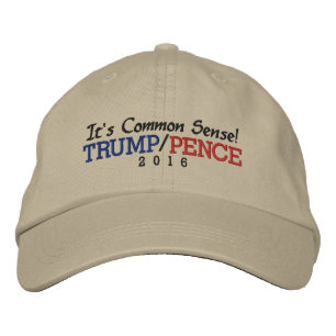 Casquette Brodée Trump Pence 2016 est de bon sens
