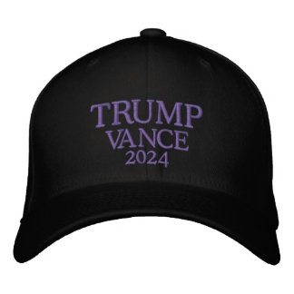 Casquette Brodée Trump Vance 2024 Noir