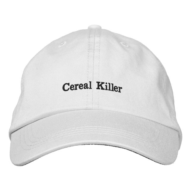 Casquette Brodée "Tueur de céréales" (Devant)