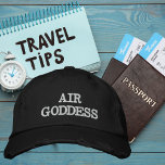 Casquette Brodée Typographie De Déesse D'Air, Délire, Simple<br><div class="desc">Typographie de déesse de l'air,  Wanderlust,  Simple Casquette de baseball brodé. Lancez votre passion pour l'aventure avec notre casquette Wanderlust. Cette casquette élégante affiche un design qui s'adresse au coeur de chaque voyageur passionné. Les Droits D'Auteur Tournent En Style.</div>