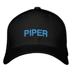Casquette Brodée Typographie simple aviation Blue anniversaire