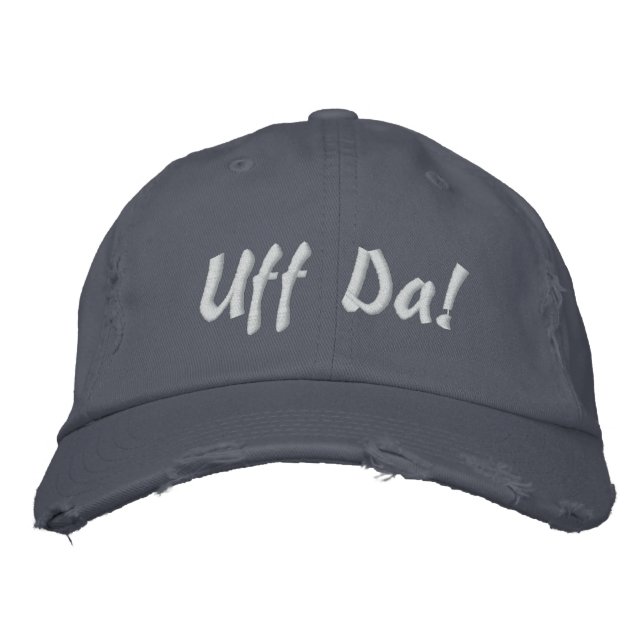 Casquette Brodée Uff Da (Devant)