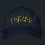 Casquette Brodée UKRAINE Marine bleu et jaune fin<br><div class="desc">Casquette brodé bleu et jaune fin de la marine ukrainienne pour montrer votre soutien à l'Ukraine !</div>