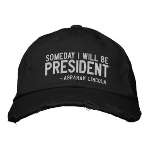 Casquette Brodée Un Jour Je Serai Président Broderie