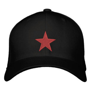 Casquette Brodée Une étoile rouge d'anarchie