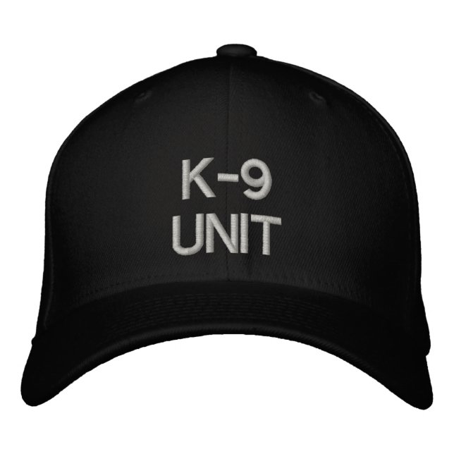 CASQUETTE BRODÉE UNITÉ K-9 (Devant)