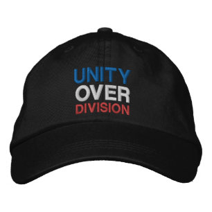 Casquette Brodée Unité sur division rouge blanc bleu noir patrioti