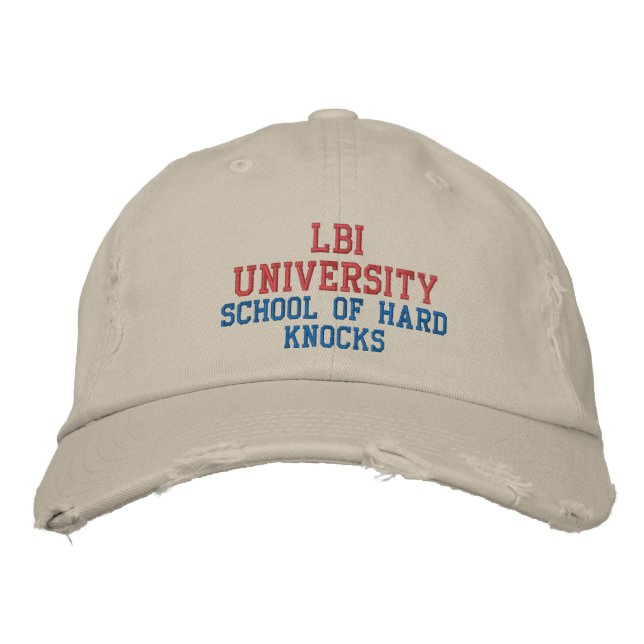 CASQUETTE BRODÉE UNIVERSITÉ LBI (Devant)