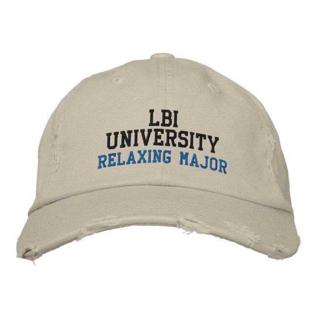 CASQUETTE BRODÉE UNIVERSITÉ LBI (Devant)