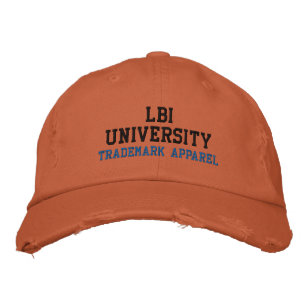 CASQUETTE BRODÉE UNIVERSITÉ LBI COMMERCIALISÉE