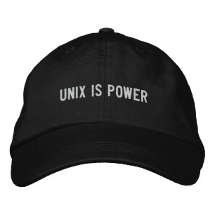 Casquette Brodée UNIX est puissance