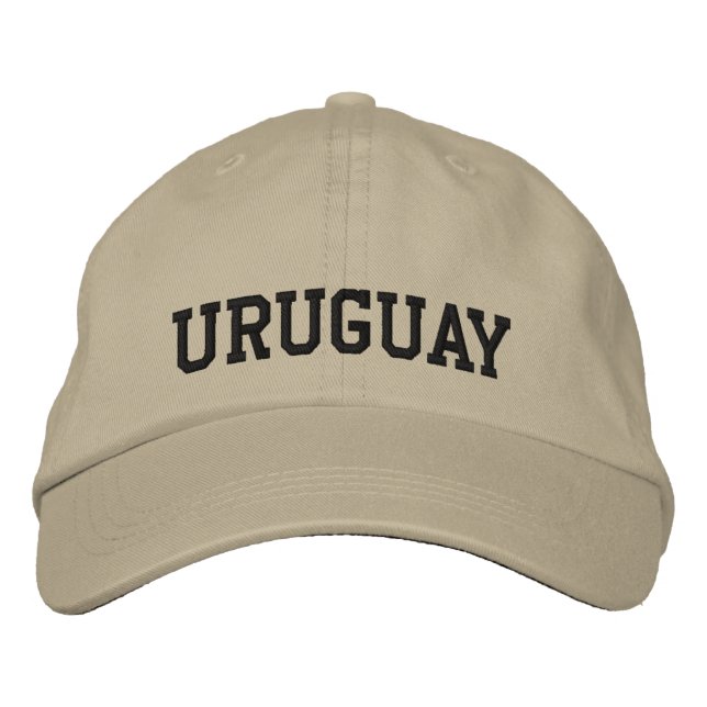 CASQUETTE BRODÉE URUGUAY PERSONNALISÉ (Devant)
