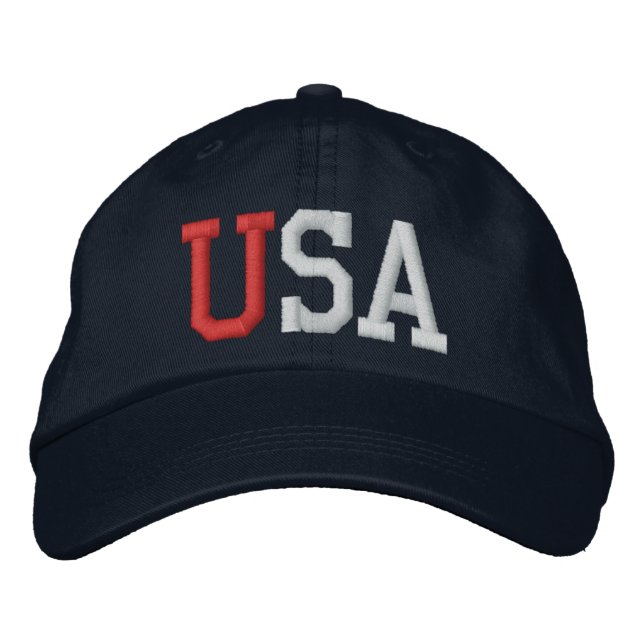 CASQUETTE BRODÉE USA (Devant)