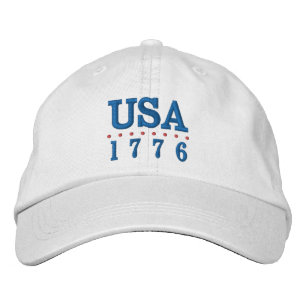 Casquette Brodée USA 1776 Patriotique