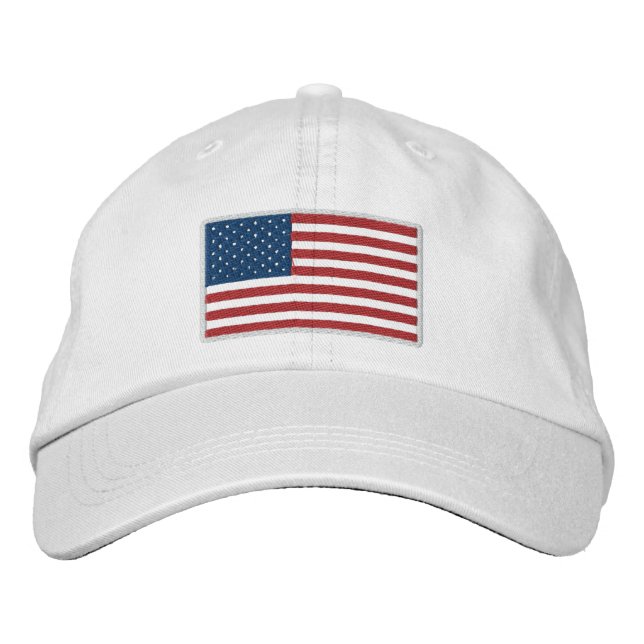 Casquette Brodée USA Amérique patriotique (Devant)