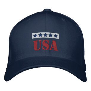 Casquette Brodée USA Patriotique