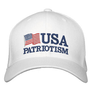 Casquette Brodée USA Patriotisme FLag W