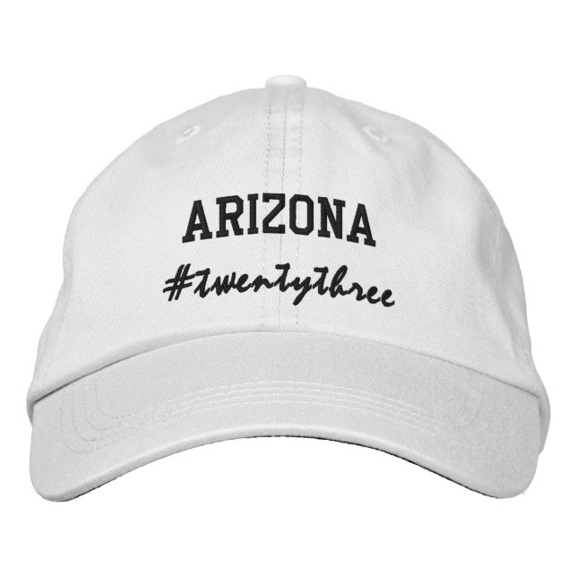 Casquette Brodée USA State Arizona Hashtag 2023 (Devant)