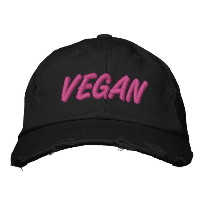 Casquette Brodée VEGAN Distorti (Devant)