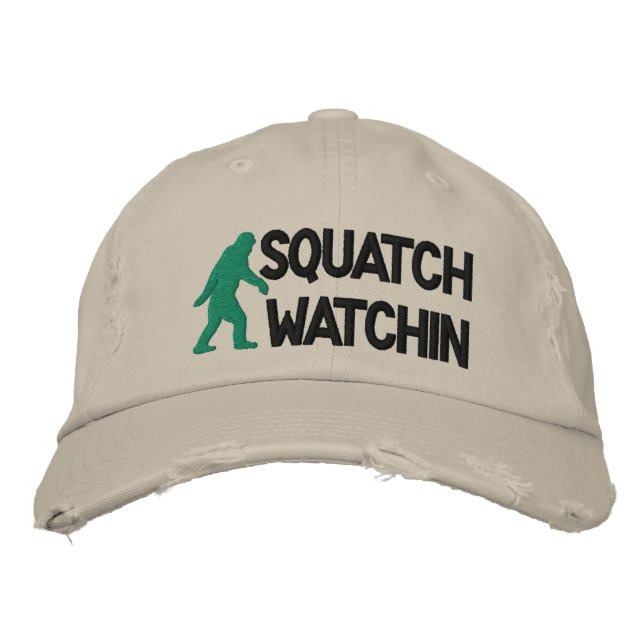 Casquette Brodée Veille de squatch (Devant)