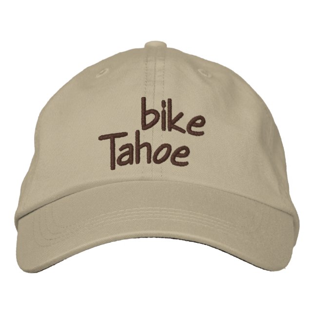 Casquette Brodée Vélo Tahoe (Devant)