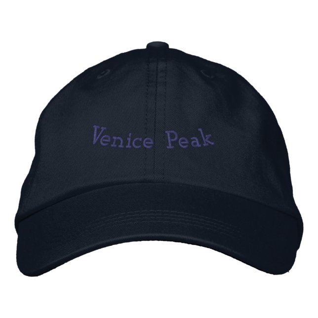 Casquette Brodée Venice Peak Navy Oceanfront Trendsetter Style de v (Devant)