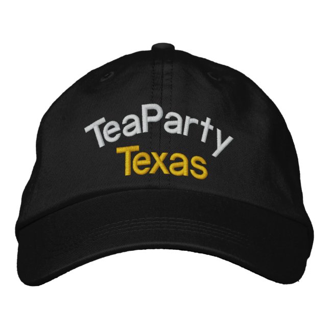 Casquette Brodée VENTE - Votre Tea Party-Taxé au MAX- par SRF (Devant)