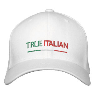 Casquette Brodée Véritable drapeau italien