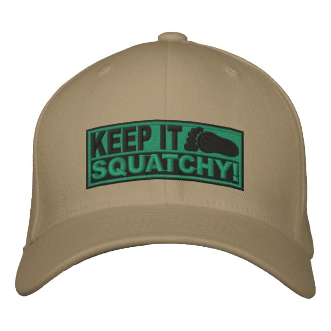 Casquette Brodée Vert *EMBROIDÉE* Gardez-Le Psquatté ! - Bobo (Devant)