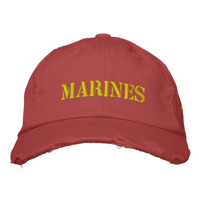 Casquette Brodée Vétéran marin (Devant)