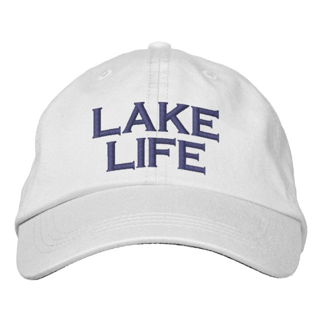 Casquette Brodée Vie de lac (Devant)