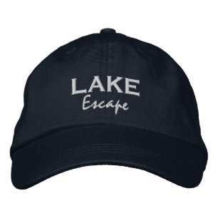 Casquette Brodée Vie vacances sur le lac d'évacuation