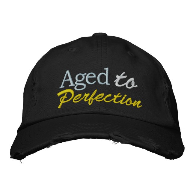 Casquette Brodée Vieilli à la perfection par SRF (Devant)