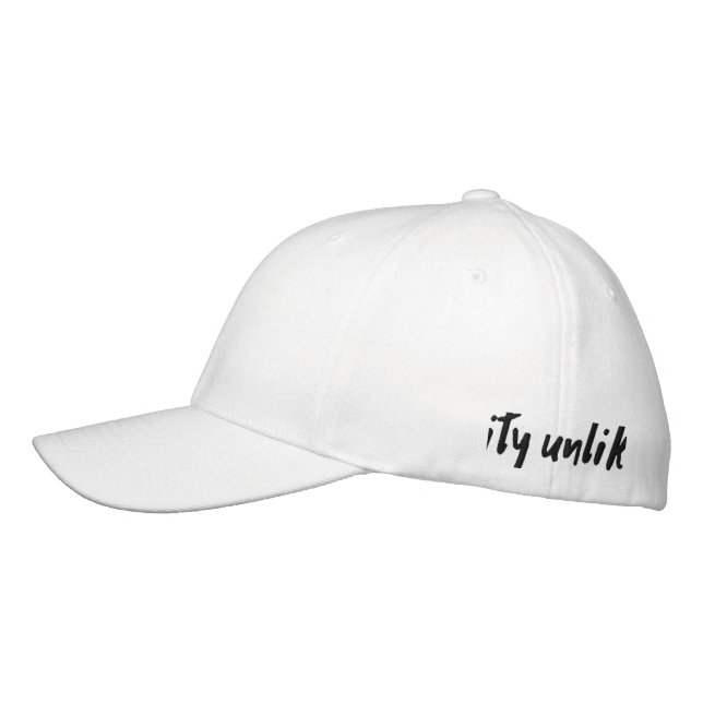 Casquette Brodée Ville peu probable (Gauche)