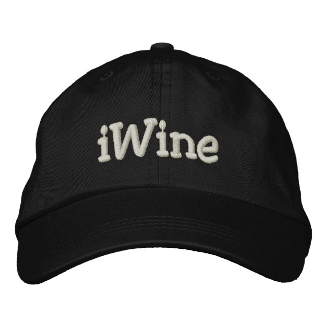 Casquette Brodée Vin (Devant)