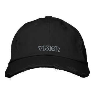 Casquette Brodée Vision Citation Spirituelle Vintage Noir pourpre