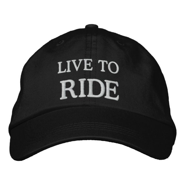 CASQUETTE BRODÉE VIVRE POUR MARCHER (Devant)