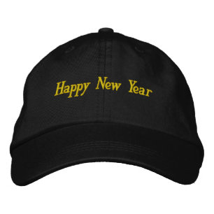 Casquette Brodée Vœux de Nouvel An Chapeau Imprimé Célébration Cool