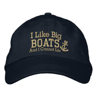 Casquette Brodée Voilier I LIke Big Boats