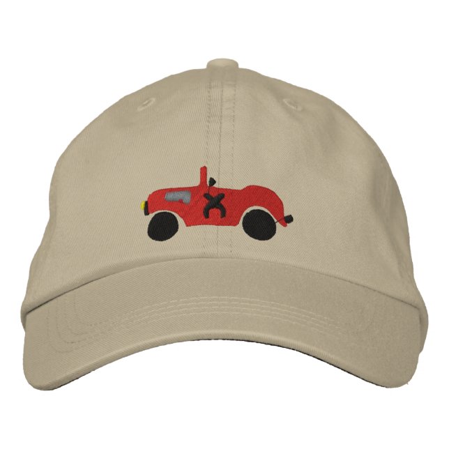 Casquette Brodée Voiture de défilé Shriner (Devant)