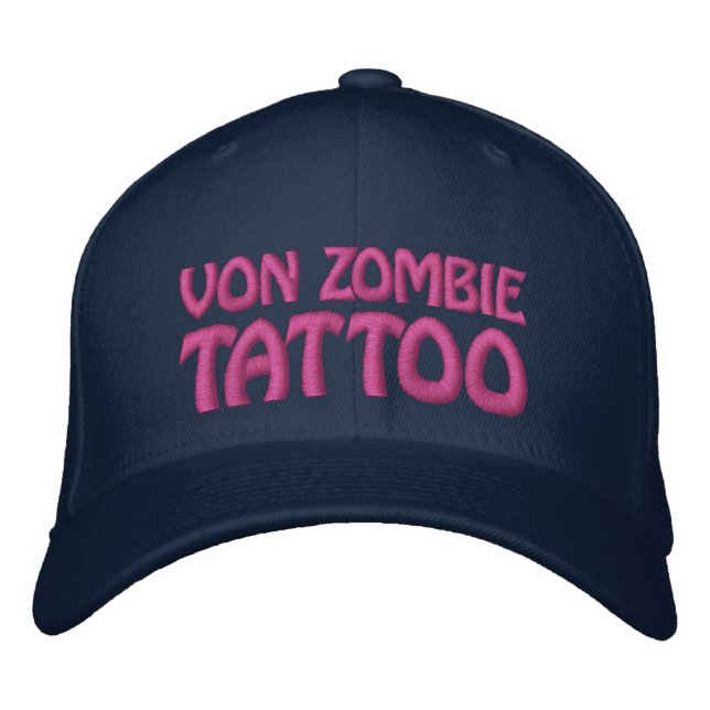 Casquette Brodée Von Zombie Tattoo 001BB (Devant)